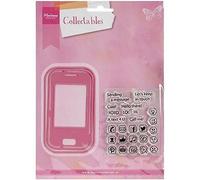 Marianne Design Fustella Collectables Smartphone, Metal, Pink, 5.8 x 10 x 0.4 cm