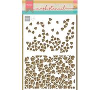 Marianne Design Mask Stencil, Hearts, for Scrapbooking Cardmaking and Other Paper Crafts