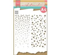 Marianne Design Mask Stencil, Slimine Starry Night, for Scrapbooking Cardmaking and Other Paper Crafts, White, One Size