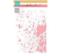 Marianne Design Mask Stencil, Tiny's Ink Stains, for Scrapbooking Cardmaking and Other Paper Crafts, White, One Size