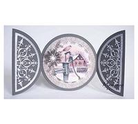 Marianne Design MDLR0618 Anjas Folding Circle Craftable Die, XL, 115 mm x 220mm, 7 Pieces