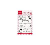 Marianne Design Mr & Mrs Clear Stamp,Transparent,15.1 x 9.3 x 0.4 cm