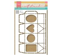 Marianne Design Stencil, Milk Carton, for Scrapbooking Cardmaking and Other Paper Crafts, White, One Size