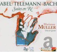 Marianne Muller - Abel, Telemann, Bach: Suites for Viola da Gamba