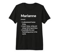 Marianne Name Definition Dictionary Premium T-Shirt