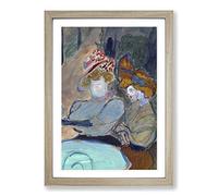 Marianne Von Werefkin Two Women Framed Print | A2 Oak Framed Wall Art | Ready to Hang | Modern Nature Picture | Living Room Bedroom Lounge Office
