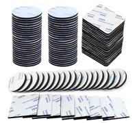 Maridergo 60 Pcs Double Sided Adhesive Pads, 2 Shapes (Round & Square), Strong Adhesive Foam Pads Heavy Duty Mounting Tapes for Hanging, Office, Home, DIY Projects