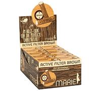 Marie 20569 Slim-Activated Carbon Brown 6 mm-10 Packs of 34 Filters, Paper