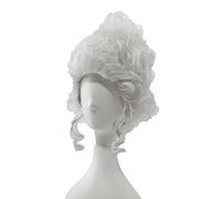 Marie Antoinette Princess Medium Curly Hair Cosplay Wigs + Wig Cap (Without Headwears)