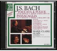 Marie-Claire Alain - Bach: Toccata & Fugue En Re Mineur, Chorals Schubler, Passacaille & Fugue (UK Import)
