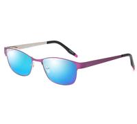 Marie Claire MC6239-LAV Polarized Bi-Focal Sunglasses Lavender Purple Black 49mm