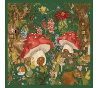 Marie Curie Charity Fairyland Christmas Cards, 14x14cm, Pack of 10 with Envelopes Fairy Woodland Animal