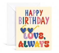 Marie Curie Happy Birthday Love, Always Greeting Card