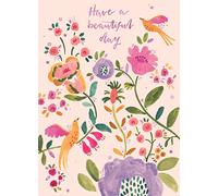Marie Curie Happy Days Card - Flower Birds