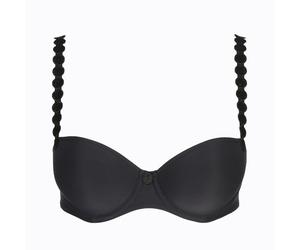 Marie Jo Women's TOM CHB Balcony Dirndl Bra, Black (Charcoal 2082CHB), 34B (Manufacturer Size: 75B)