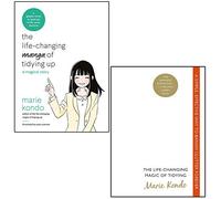 Marie Kondo 2 Books Collection Set (The Life-Changing Manga of Tidying Up:A Magical Story and The Life-Changing Magic of Tidying: A simple