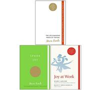 Marie Kondo Collection 3 Books Set (The Life-Changing Magic of Tidying, Spark Joy, Joy at Work)