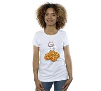 Marie Pumpkin Cotton Halloween T-Shirt The Aristocats White L