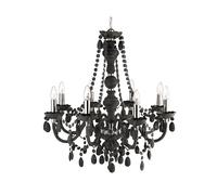 marie therese 8 lamp grey chandelier ceiling light