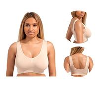 Marielle Women Sports Bra, 3 Pack Seamless Sports Bras for Women, Wire Free Sports Bras Women, Bralettes for Women Comfort and Sleep Bras for Girls