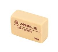 Marie's Artist 4B Eraser, Professional Quality Removes Charcoal, Graphite and Other Lead More Completely, Single