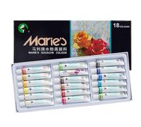 Marie's Extra Fine Gouache Set of 18 Extra Fine Gouache 12 ml Tubes by Marie's
