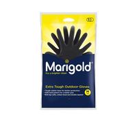 Marigold Extra Tough Outdoor Gloves - Single Pair (Medium), Black