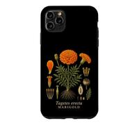 Marigold Botanical Anatomy Vintage Floral Nature Study Case for iPhone 11 Pro Max