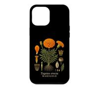 Marigold Botanical Anatomy Vintage Floral Nature Study Case for iPhone 12 Pro Max