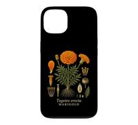 Marigold Botanical Anatomy Vintage Floral Nature Study Case for iPhone 13