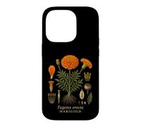 Marigold Botanical Anatomy Vintage Floral Nature Study Case for iPhone 14 Pro