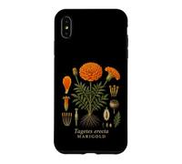 Marigold Botanical Anatomy Vintage Floral Nature Study Case for iPhone XS Max