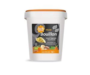 Marigold Catering Vegan Gluten Free Bouillon Organic Reduced Salt, 2kg (Grey)