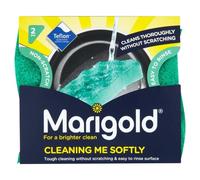 Marigold Cleaning Me Softly Scouring Pads Pack of 2 in Green Marigold Green