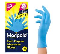 Marigold Pack of 40 Disposable Gloves Blue
