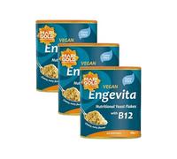 Marigold Engevita Nutritional Yeast Flakes 650g with Vitamin B12 + Free Popcorn - High in B-Complex, Zinc & Fibre, Vegan & Gluten-Free, Cheese-Style Seasoning