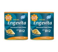 Marigold Engevita Nutritional Yeast Flakes with Vitamin B12, 100g - Vegan, High in B Vitamins, Protein & Fibre