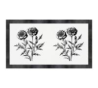 'Marigold Flowers' Pet Feeding Mat (PM00027597)