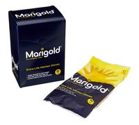 MARIGOLD GLOVES KITCHEN MEDIUM MEDIUM 6 PACK BUNDLEYellow