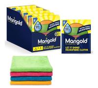Marigold Let it Shine Extra Thick Microfibre Cloths, Multicolour, 5 Packs of 4 Cloths,18.5 x 3.8 x 20 cm