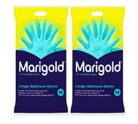 Marigold Longer Bathroom Size M Cleaning Gloves X 2