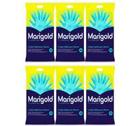 Marigold Longer Bathroom Size M Cleaning Gloves X 6