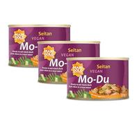 Marigold Seitan Vegan Mo-Du (Mock Duck), 225g (Pack of 3) - High Protein, Plant-Based, Ready-to-Eat, Mild Flavour