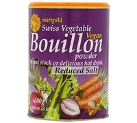 Marigold Swiss Vegetable Bouillon Reduced Salt Family 500g - Pack of 2