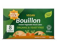 Marigold Health Foods Organic Swiss Vegetable Vegan Bouillon 8 Cubes Servings (Pack of 12)