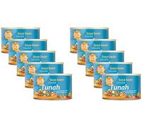 Marigold Vegan Tunah, 170g (Pack of 10) - Soya Bean Tunah Alternative, High Protein, Plant-Based, Ready-to-Eat