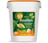 Marigold Vegetable Bouillon Powder, 2kg - Instant Vegan Stock powder, Natural Ingredients, No Artificial Additives - Ideal for Soups, Stews & Sauces.