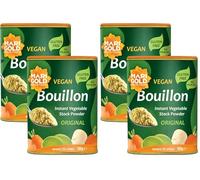 Marigold Vegetable Bouillon Powder 500g (Pack of 4) - Instant Vegan Stock powder, Natural Ingredients, No Artificial Additives - Ideal for Soups, Stews & Sauces