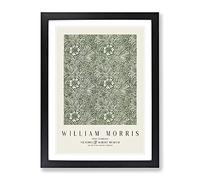 Marigold Vol.1 By William Morris Exhibition Museum Painting Framed Print | A4 Black Framed Wall Art | Ready to Hang | Modern Floral Picture | Living Room Bedroom Lounge Office