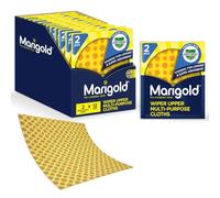 Marigold Wiper Upper All-Purpose Cloth, 12 packs of 2 Cloths, Yellow/Red, 19 x 1.3 x 23 cm
